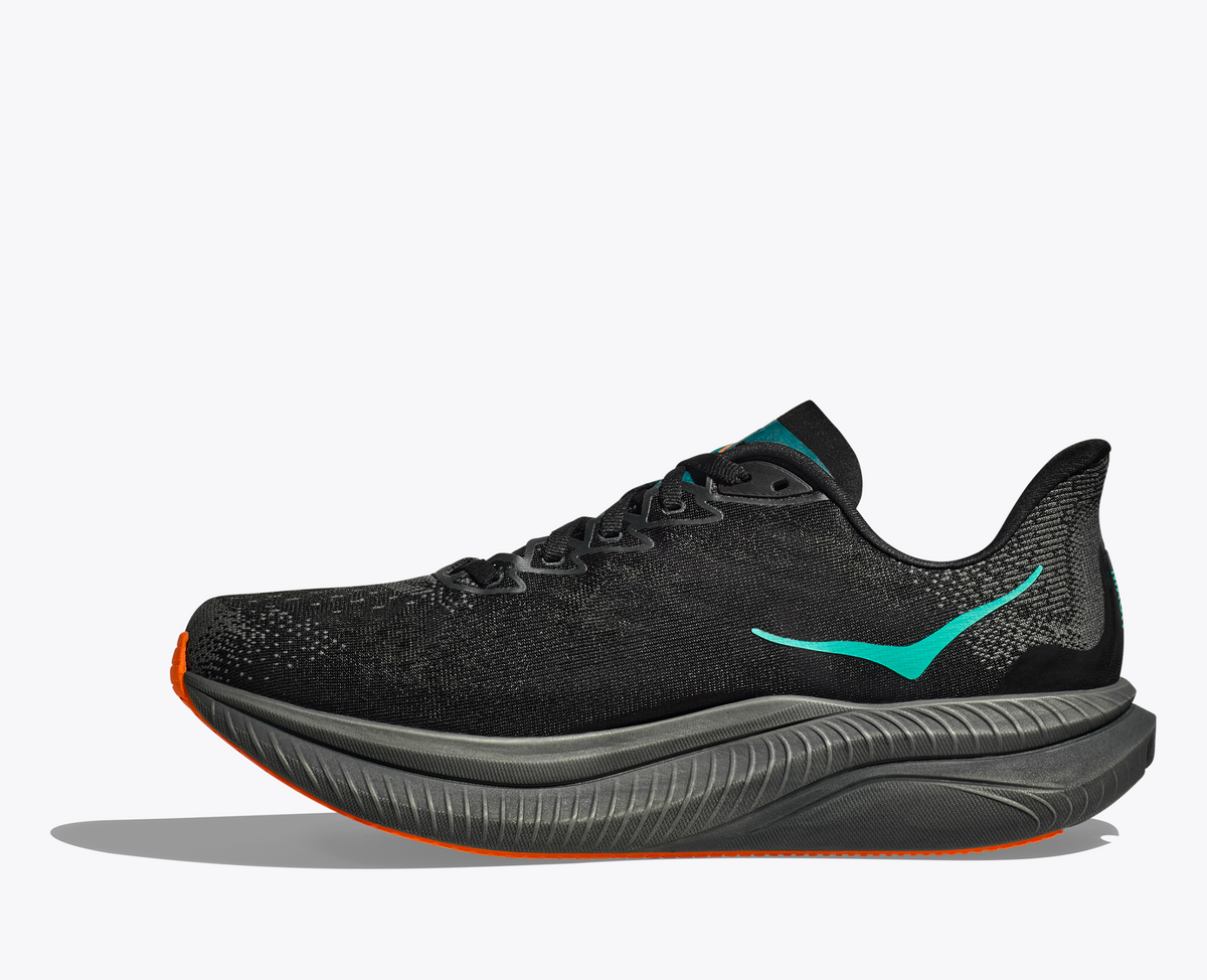 Black / Electric Tangerine