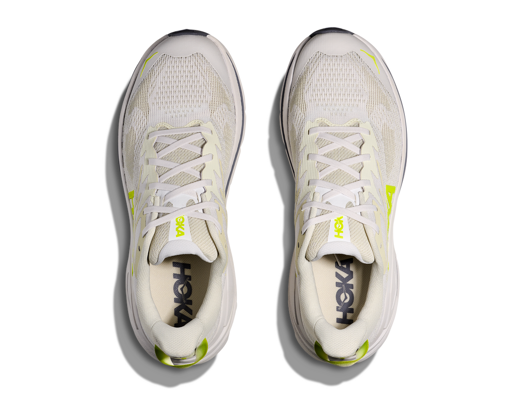 White / Neon Hoka Citrus