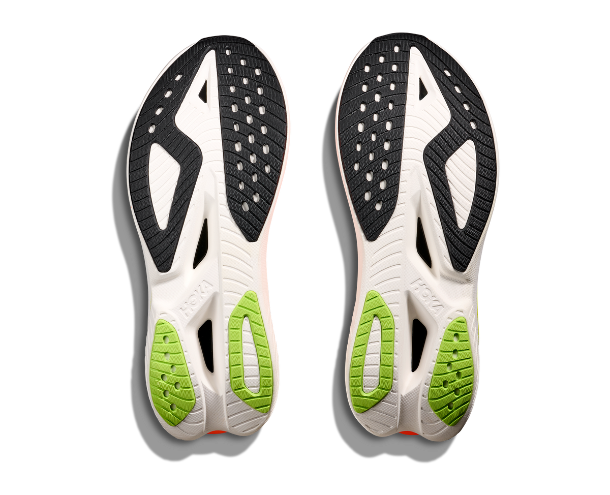 White / Neon Tangerine