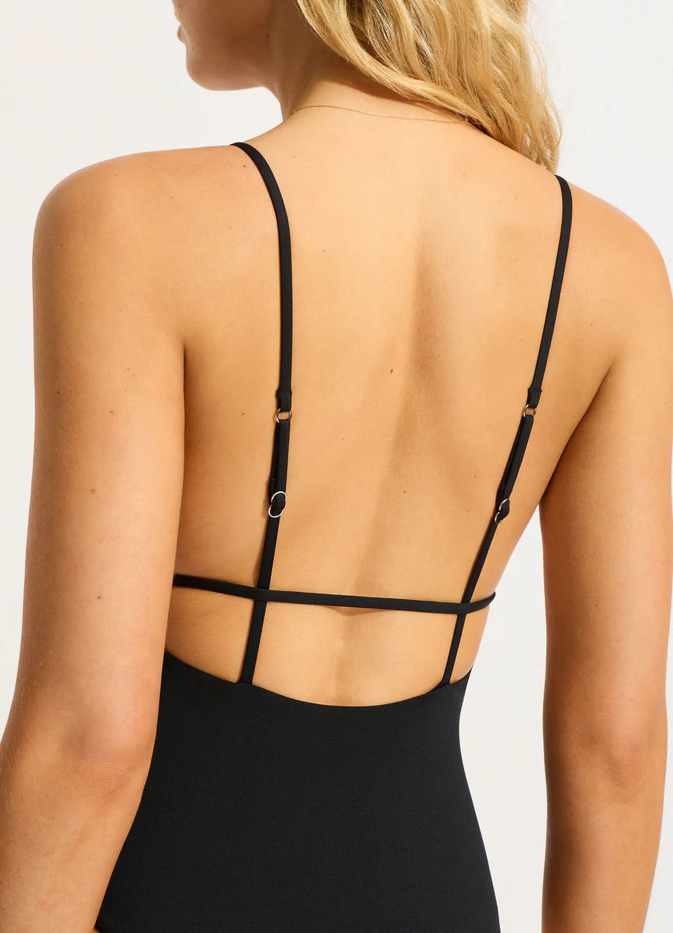 Seafolly V Neck One Piece Sundbolur