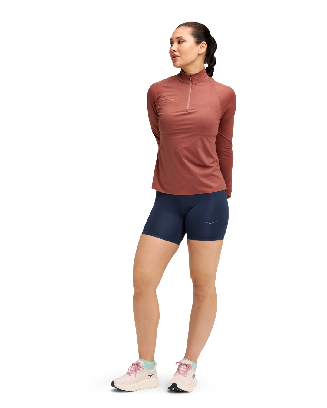 Hoka Glidetech Quarter Zip Dömu