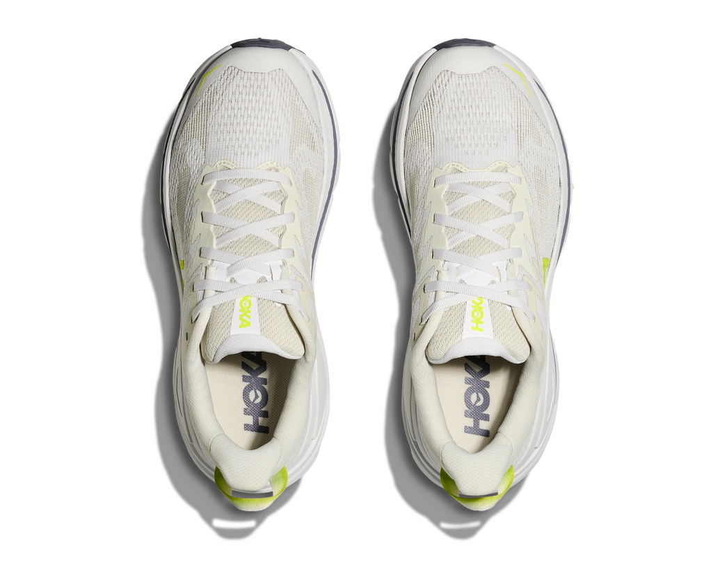 White / Neon Hoka Citrus