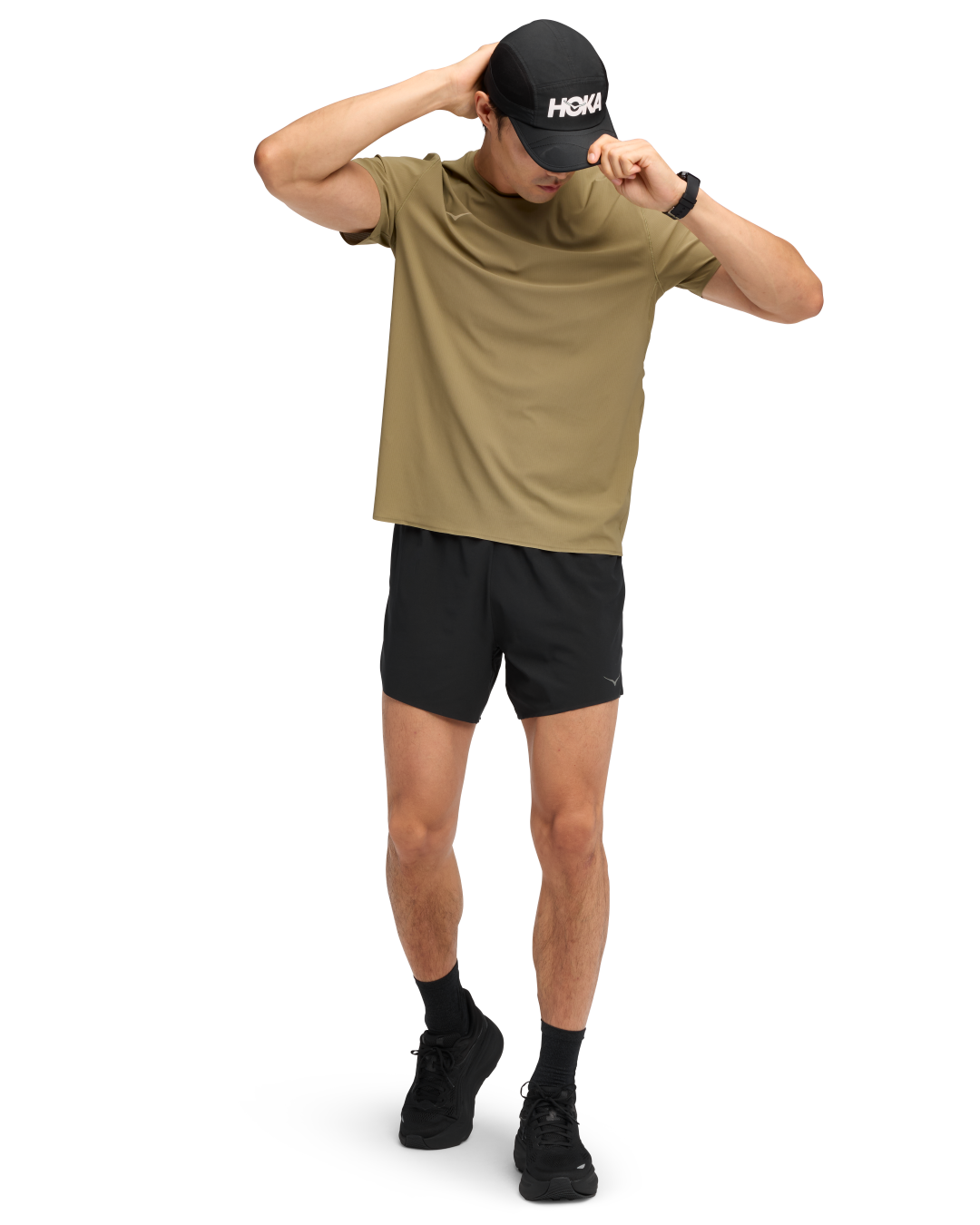 Hoka Glide 5'' Stuttbuxur Herra