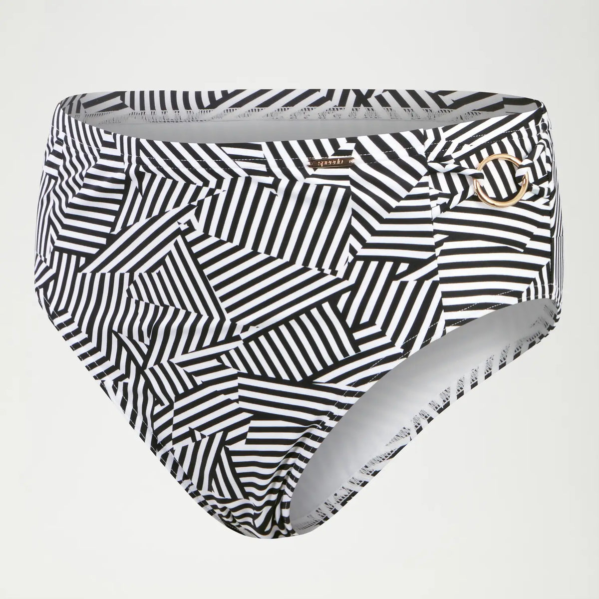 Speedo Shaping Printed High Waisted Sundbuxur