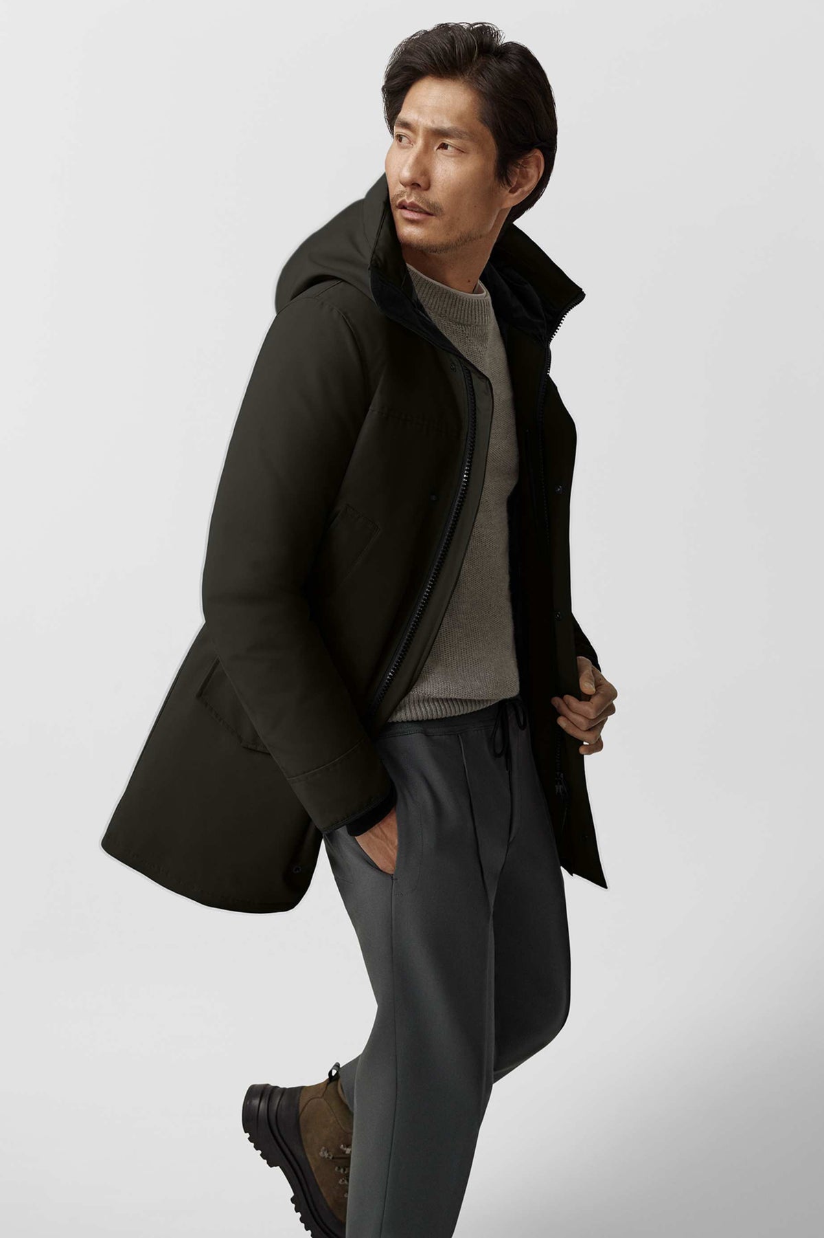 Canada Goose Langford Parka Black Label Herra - Án Loðkraga