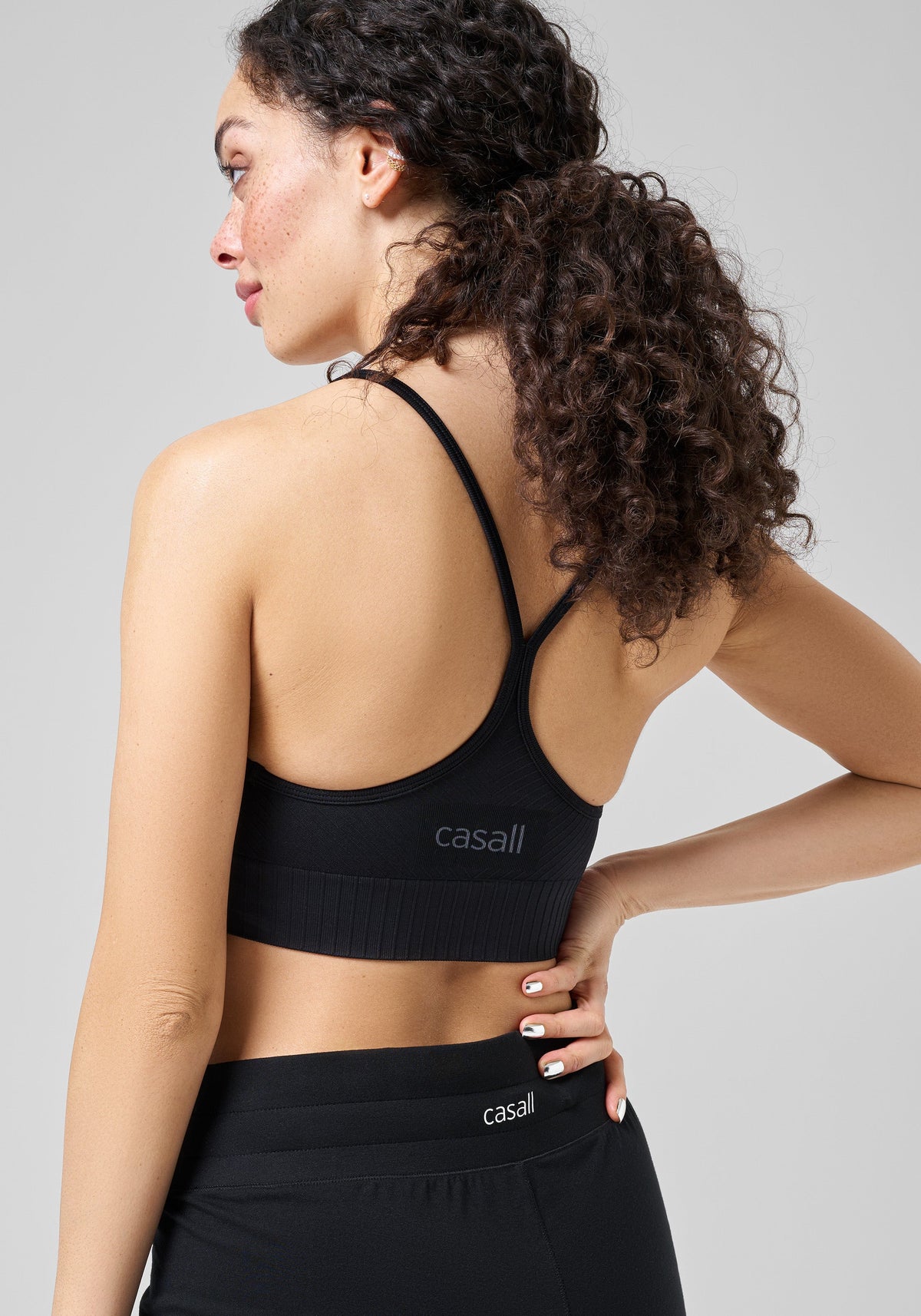 Casall Seamless Graphical Rib Sports Top
