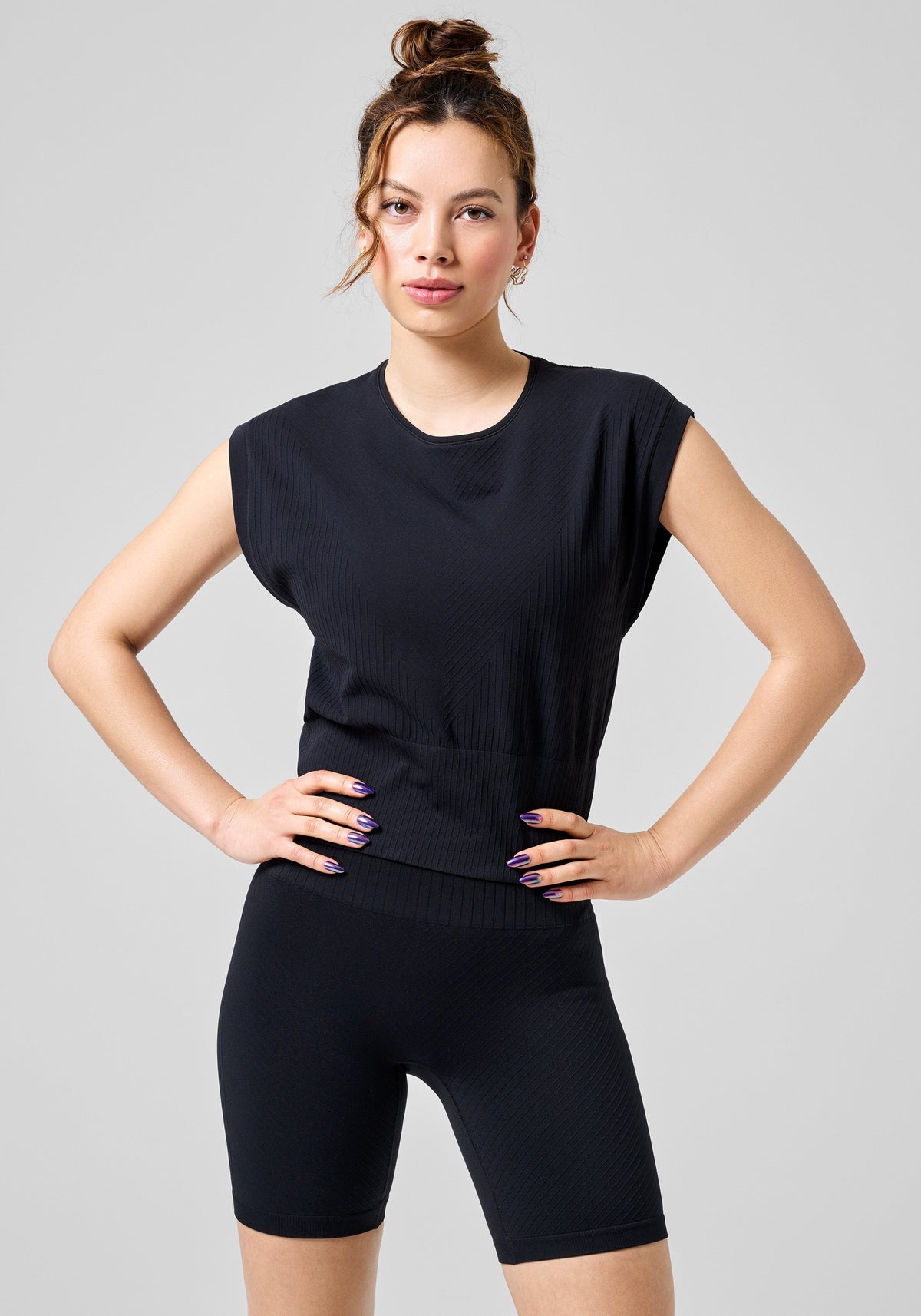 Casall Seamless Graphical Rib Tee