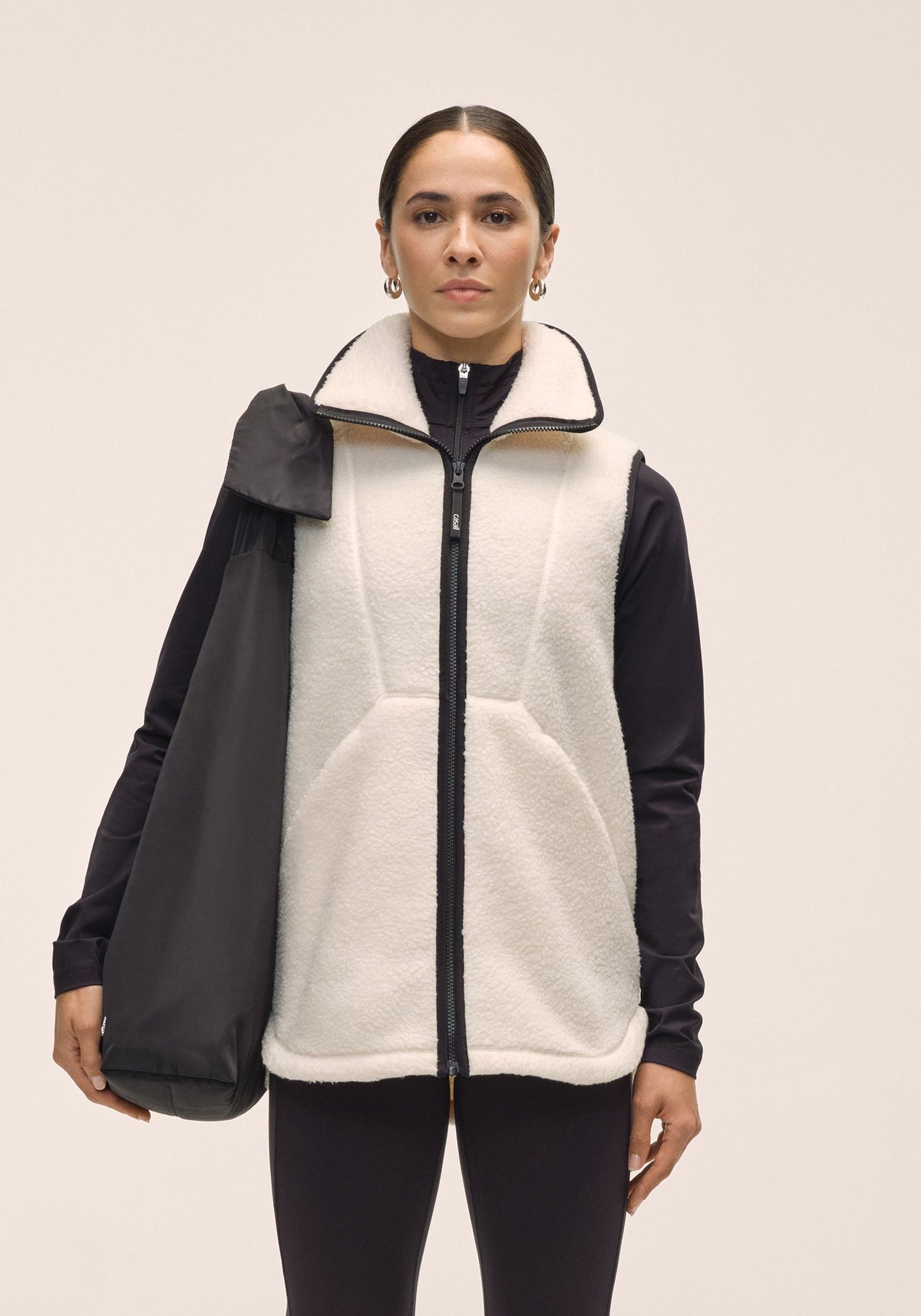 Casall High Collar Pile Vest