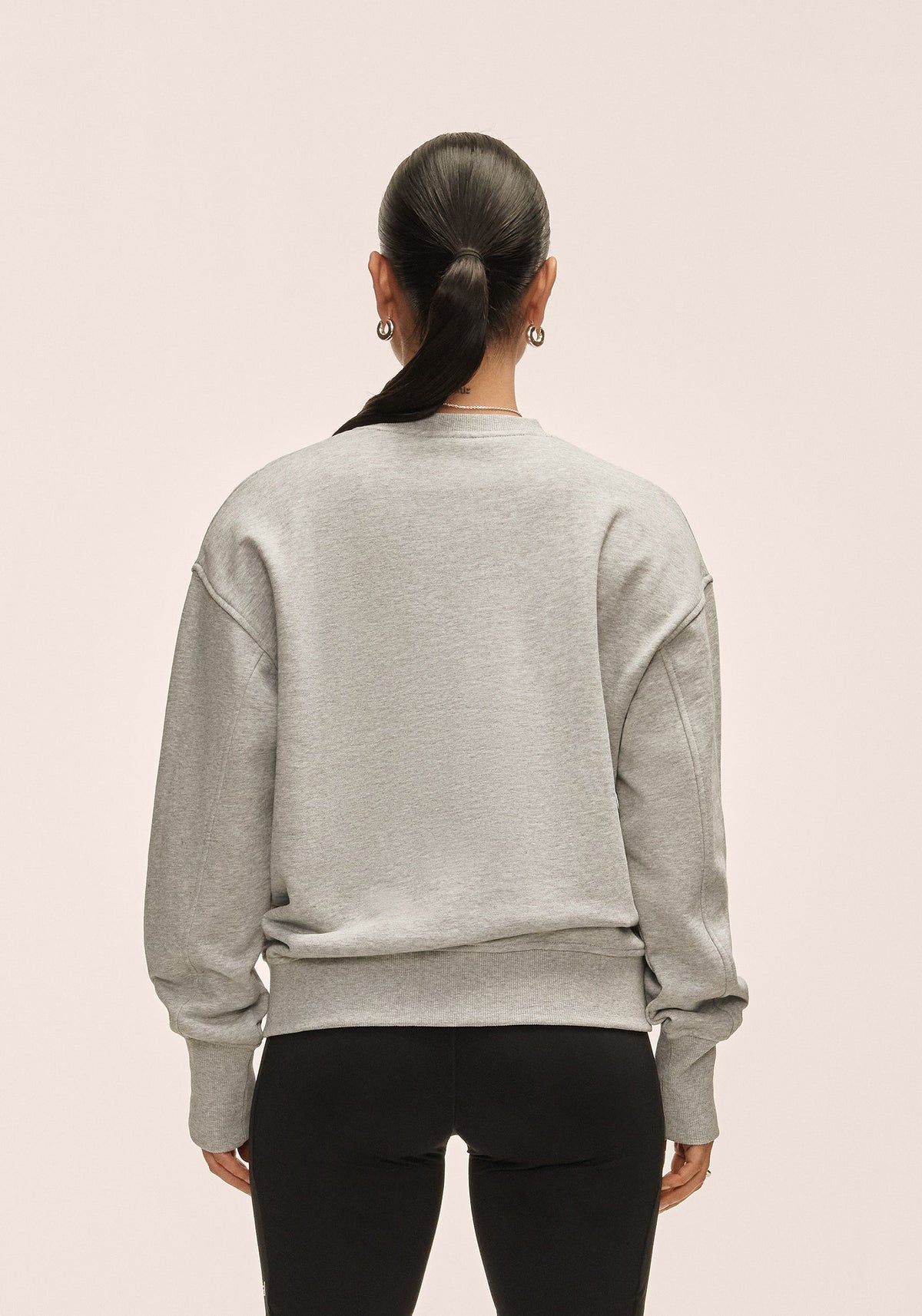 Casall Terry Spring Graphic Crew Peysa Dömu
