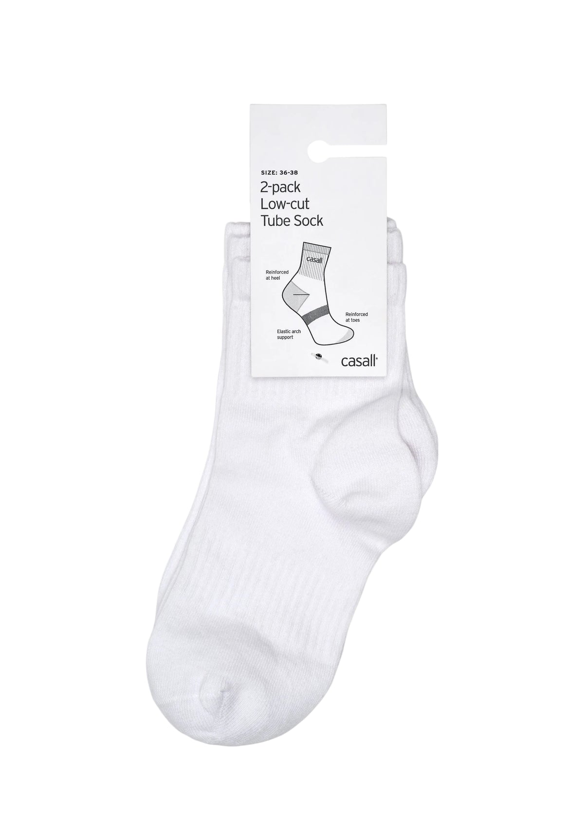 Casall Low-Cut Tube Sock 2-pack