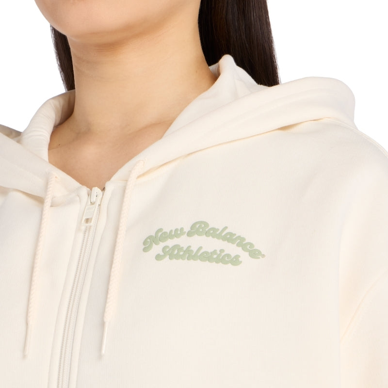 New Balance Linear Heritage Fleece Fullzip -dömu