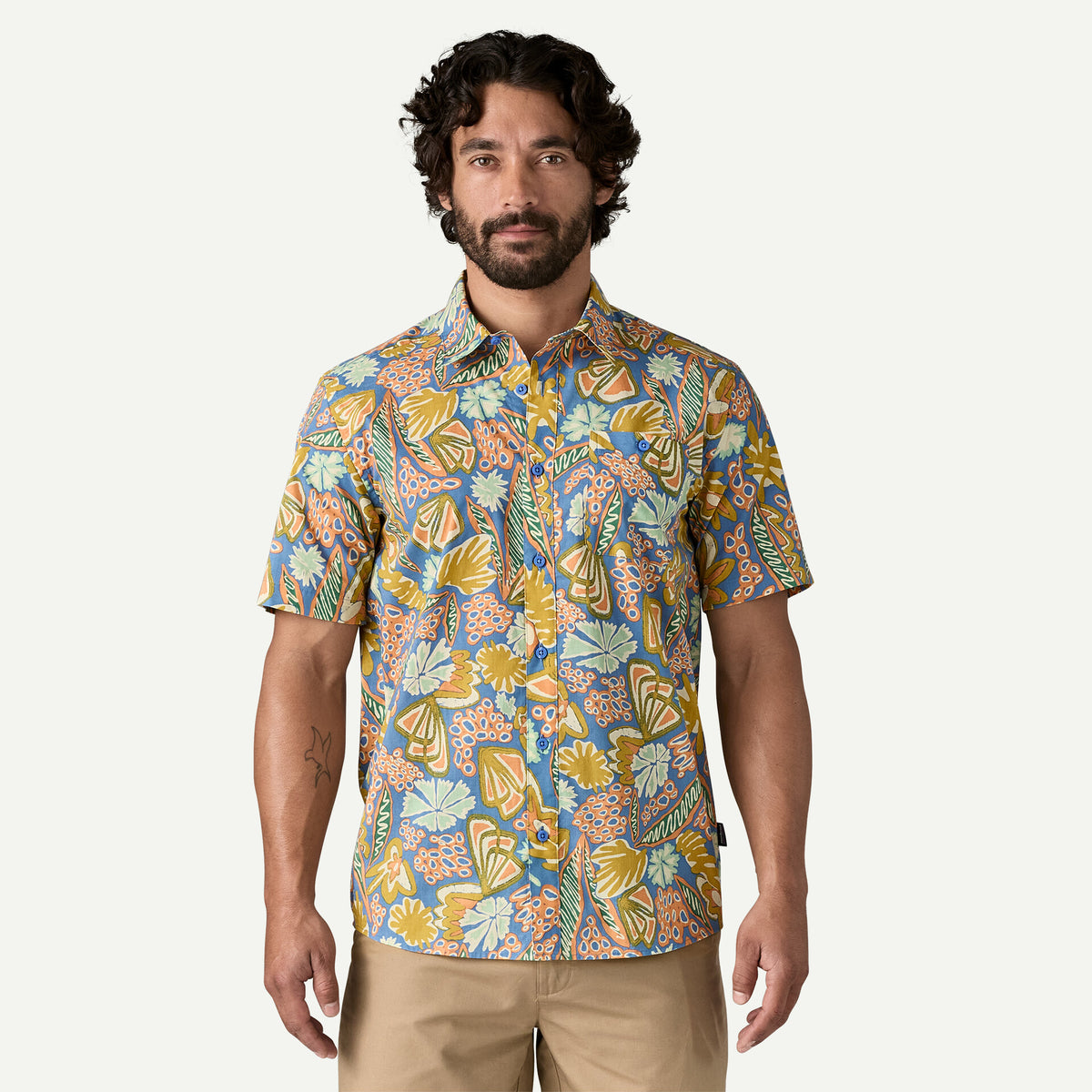 Patagonia Shirt SS GoTo Flourish