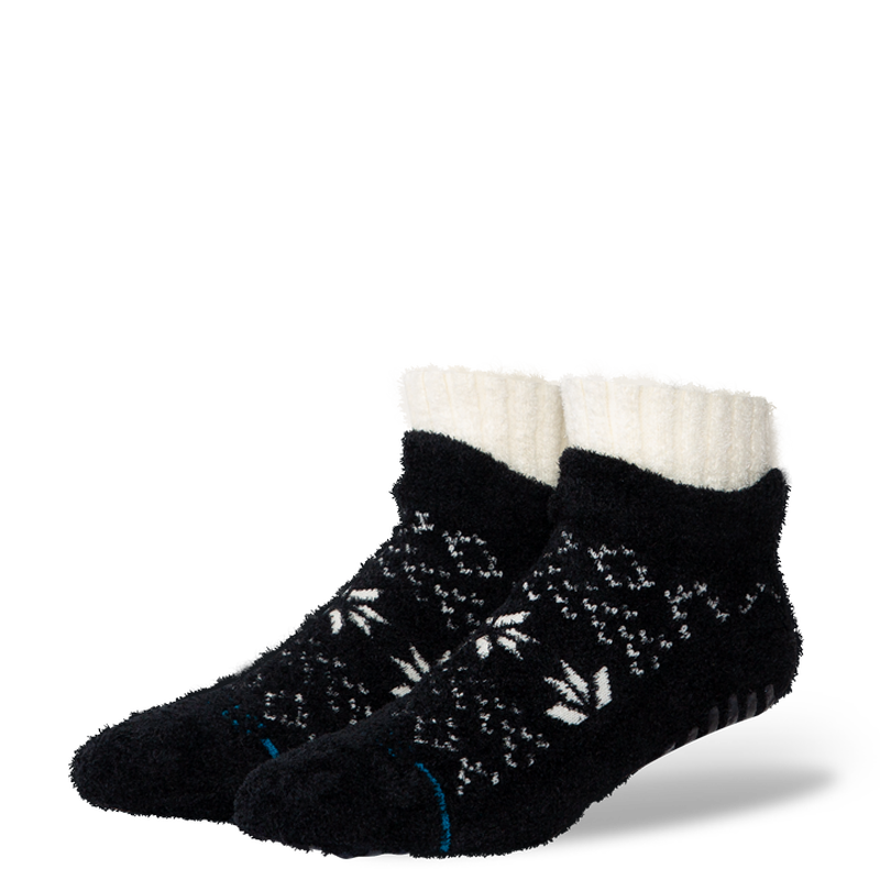 Stance Snowflake Cozy Slipper blk L
