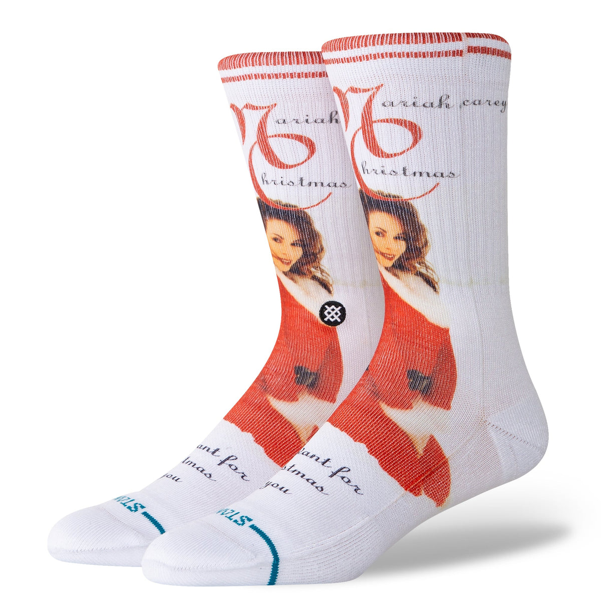 Stance MARIAH CAREY X STANCE MAKE MY WISH COME TRUE POLY CREW SOCKS