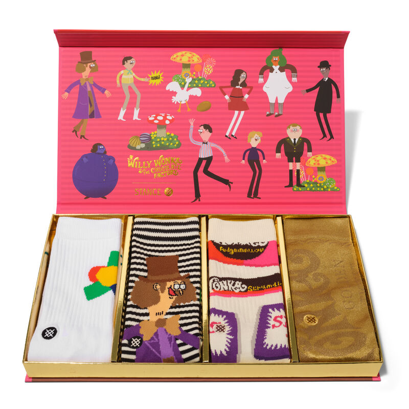 Stance WILLY WONKA BY JAY HOWELL CREW SOCKS BOX SET