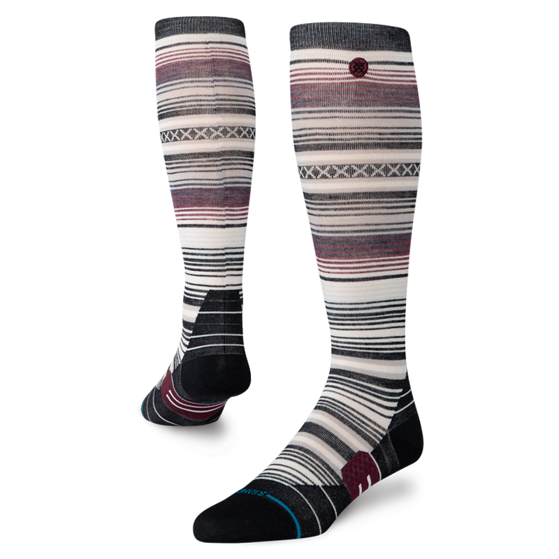 Stance Curren Wool Snow Black