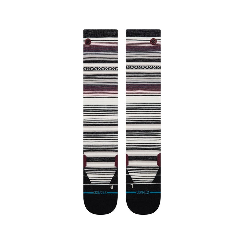 Stance Curren Wool Snow Black