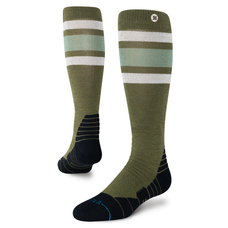 Stance Boyd Mid Wool Snow Olive