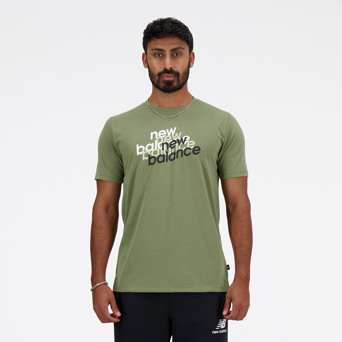 New Balance Heathertech Graphic T-Shirt Herra