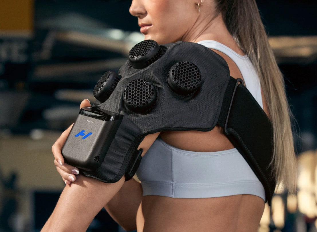 Hyperice Contrast 2 Shoulder -Hita og kælimeðferð + þrýstinudd