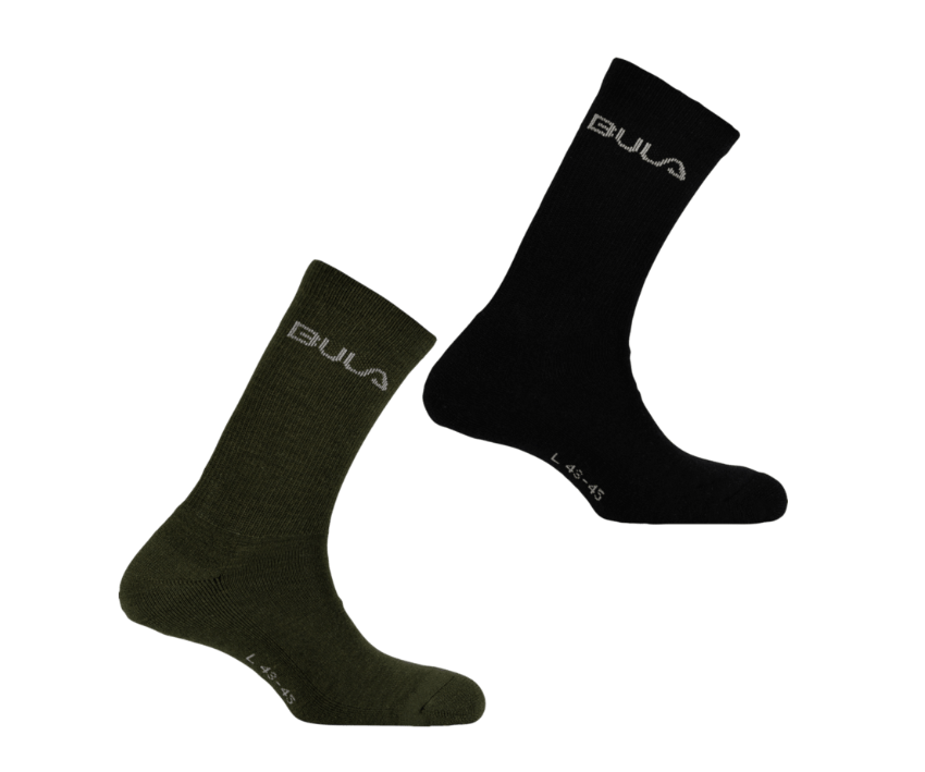 Bula 2pk wool socks