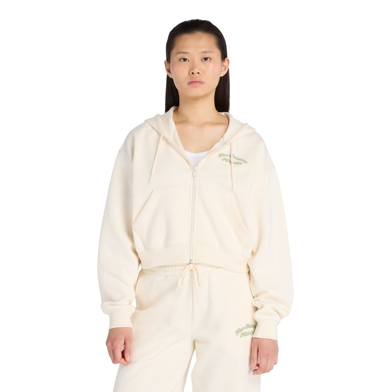 New Balance Linear Heritage Fleece Fullzip -dömu