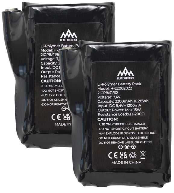 Heat X heated Glove battery 2pk