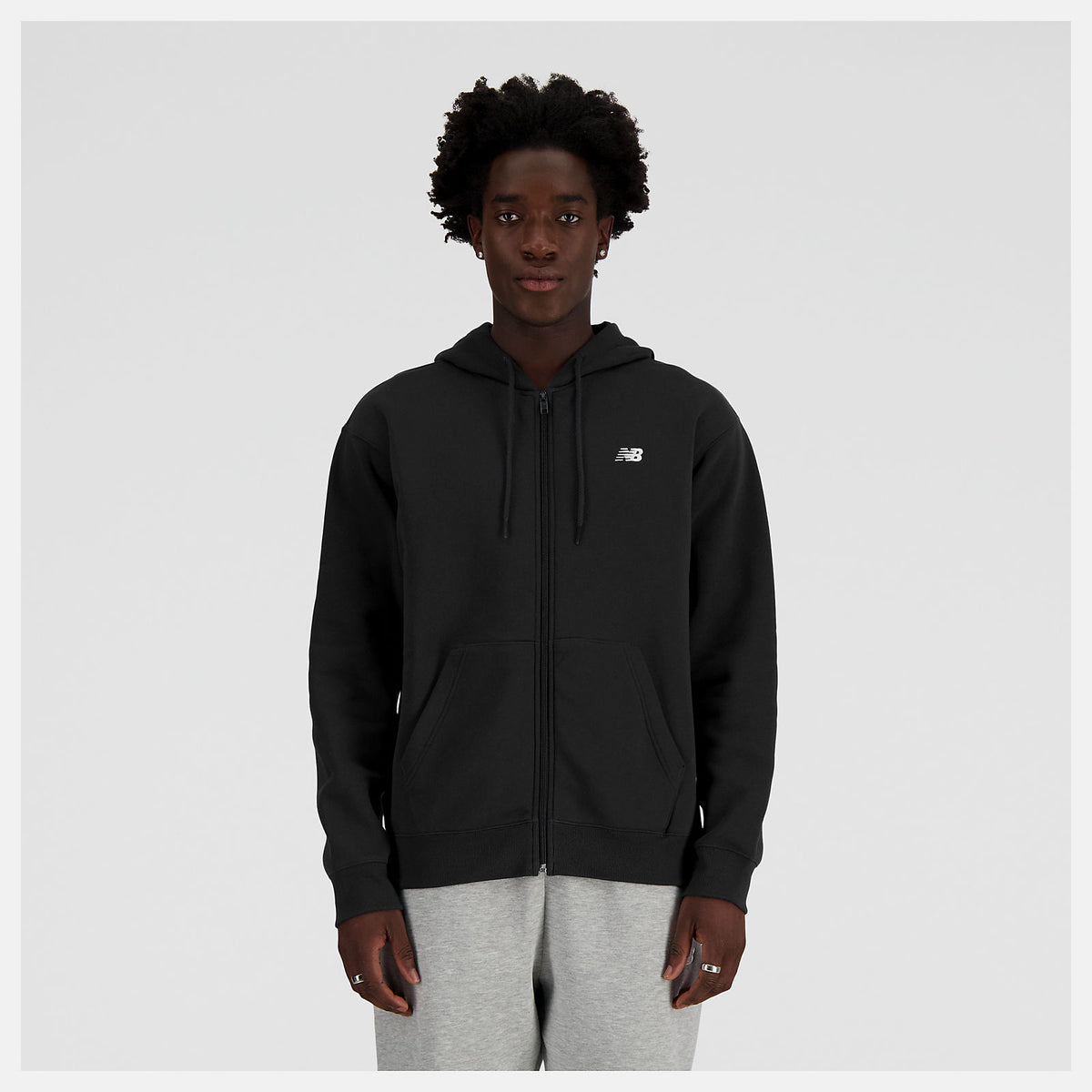 New Balance Sport Essentials Logo Fleece Full Zip - herra