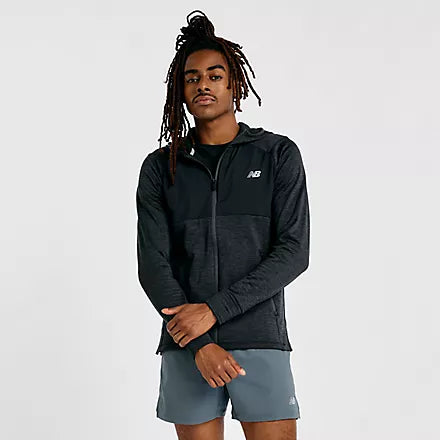 New Balance Heat Grid Hooded Full Zip - herra