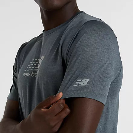 New Balance Athletics Reflective Graphic T-Shirt Bolur