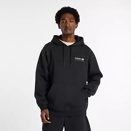 New Balance Linear Graphic Fleece Hoodie - herra