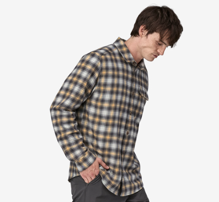 Patagonia Long-Sleeved Lightweight Fjord Flannel Shirt - Herrar