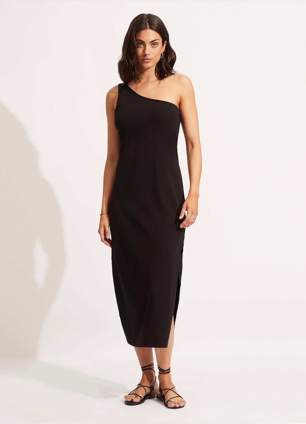 Seafolly One Shoulder Midi Dress