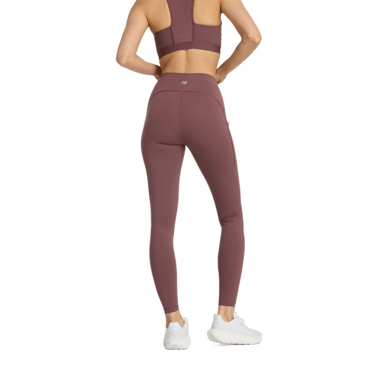 New Balance Sleek Pocket High Rise Legging 27" Dömu