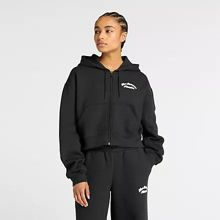 New Balance Linear Heritage Fleece Fullzip -dömu