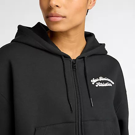 New Balance Linear Heritage Fleece Fullzip -dömu