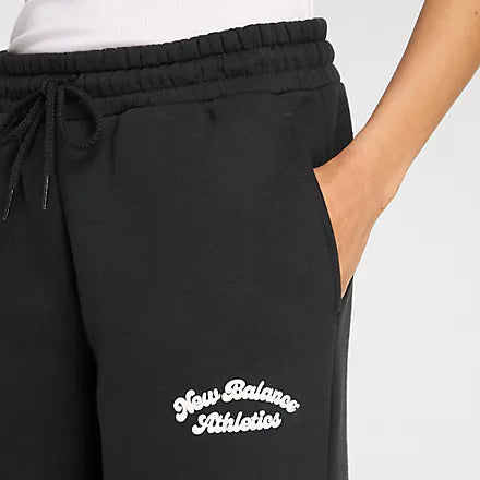 New Balance Linear Heritage Fleece Wide Leg Pant - dömu