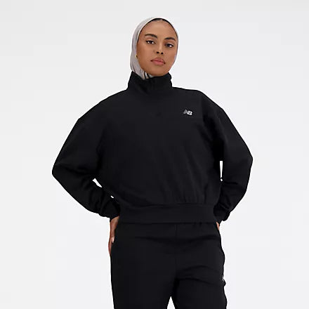 New Balance Tech Knit Oversized Quarter Zip