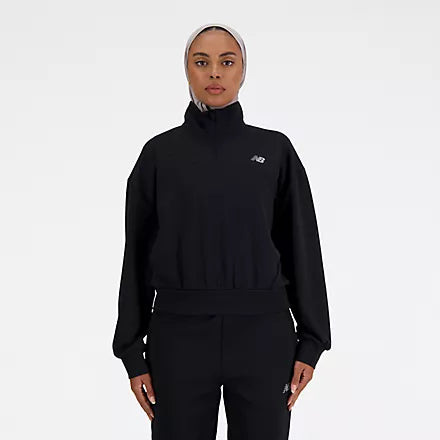 New Balance Tech Knit Oversized Quarter Zip