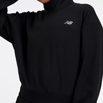 New Balance Tech Knit Oversized Quarter Zip