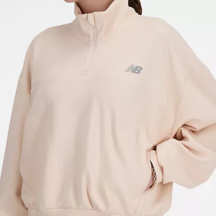 New Balance Tech Knit Oversized Quarter Zip