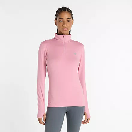 New Balance Sport Essentials Space Dye Quarter Zip Peysa - Dömu