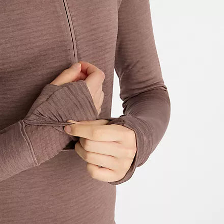 New Balance Athletics Heat Grid Half Zip Dömu