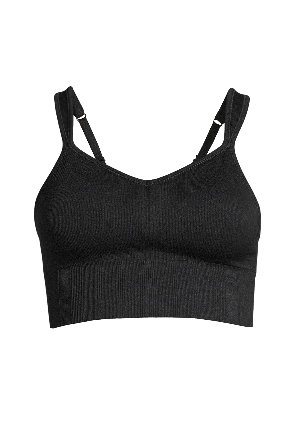 Casall Seamless Rib Padded Sports Bra