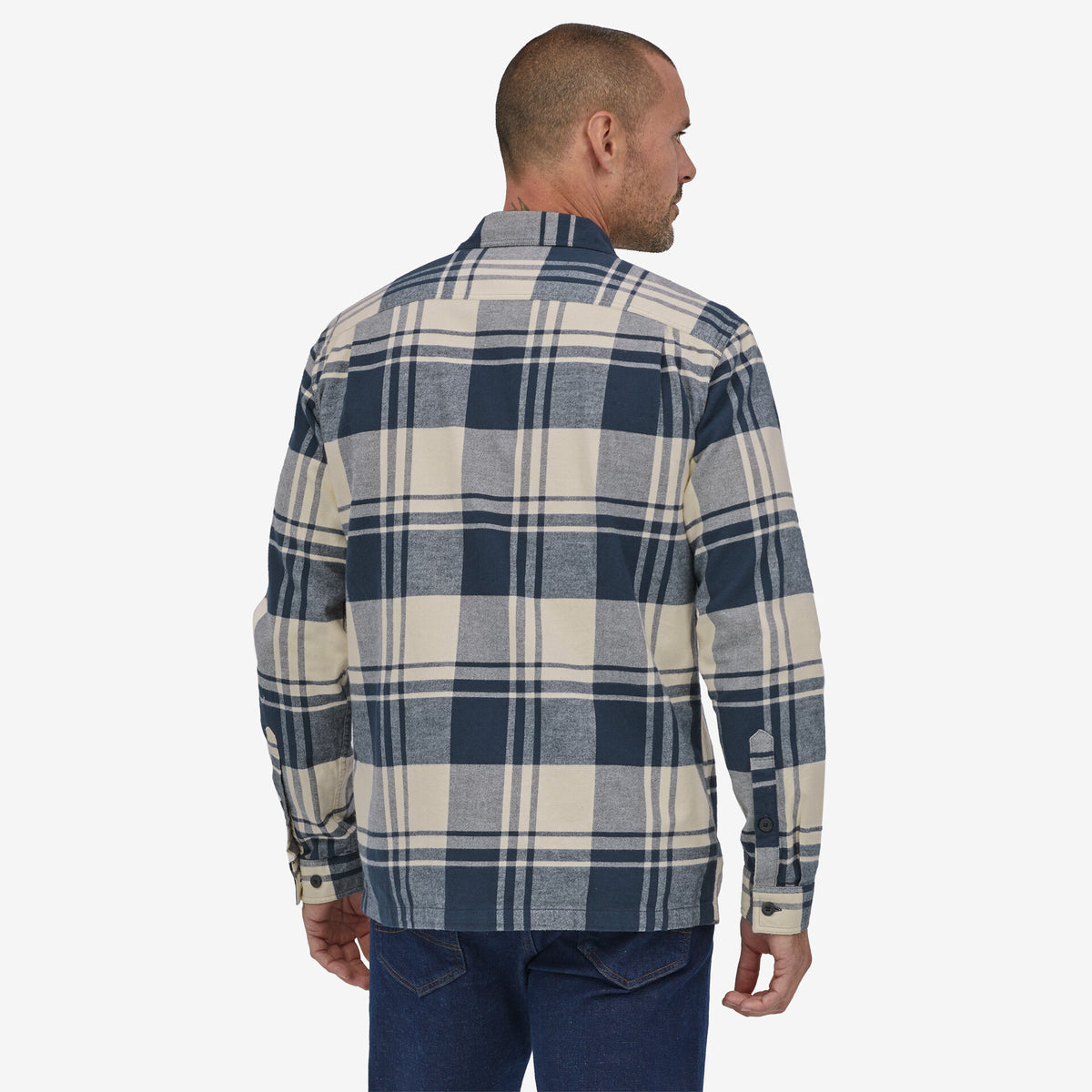 PATAGONIA Men&#39;s Long-Sleeved Organic Cotton Midweight Fjord Flannel Shirt