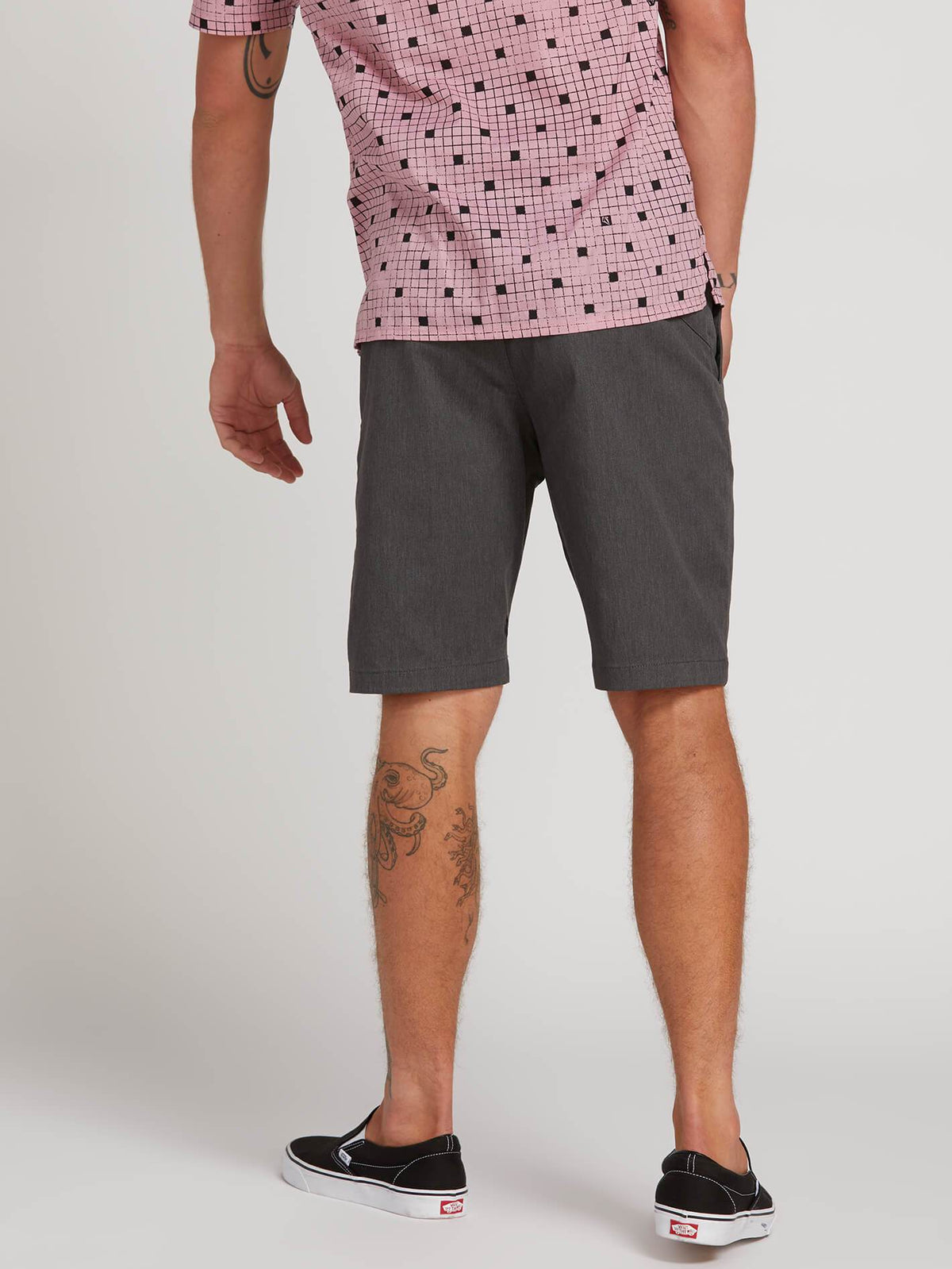 Volcom Frickin Modern Stretch Short Charcoal Heather