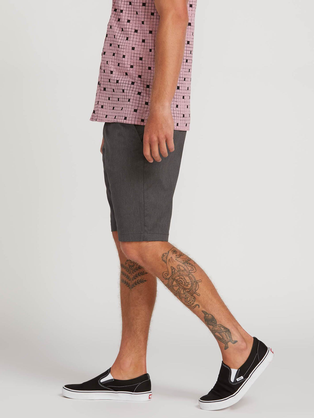 Volcom Frickin Modern Stretch Short Charcoal Heather